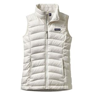 Youth girls Patagonia vest, white